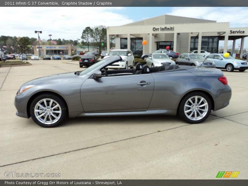 Graphite Shadow / Graphite 2011 Infiniti G 37 Convertible