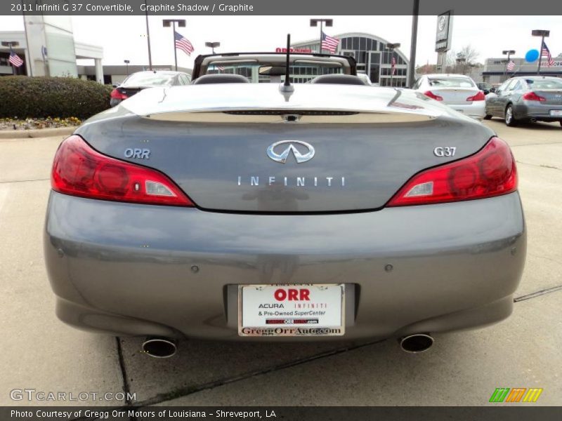 Graphite Shadow / Graphite 2011 Infiniti G 37 Convertible
