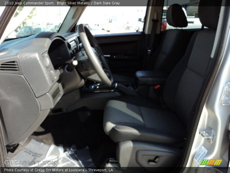 Bright Silver Metallic / Dark Slate Gray 2010 Jeep Commander Sport