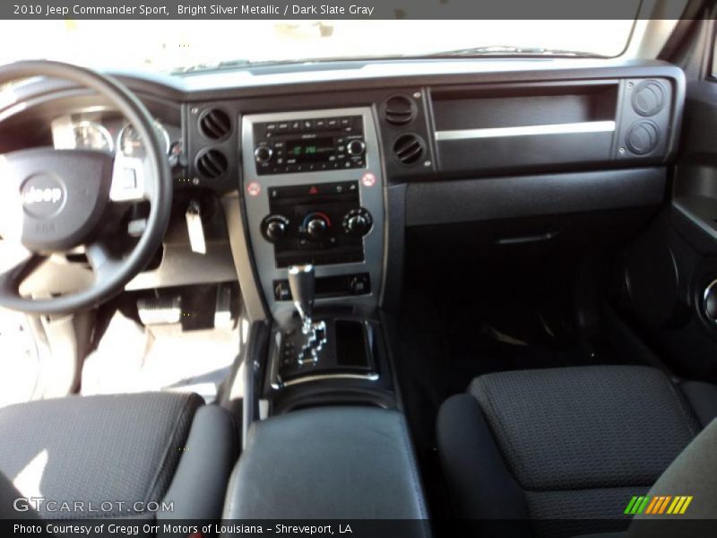 Bright Silver Metallic / Dark Slate Gray 2010 Jeep Commander Sport