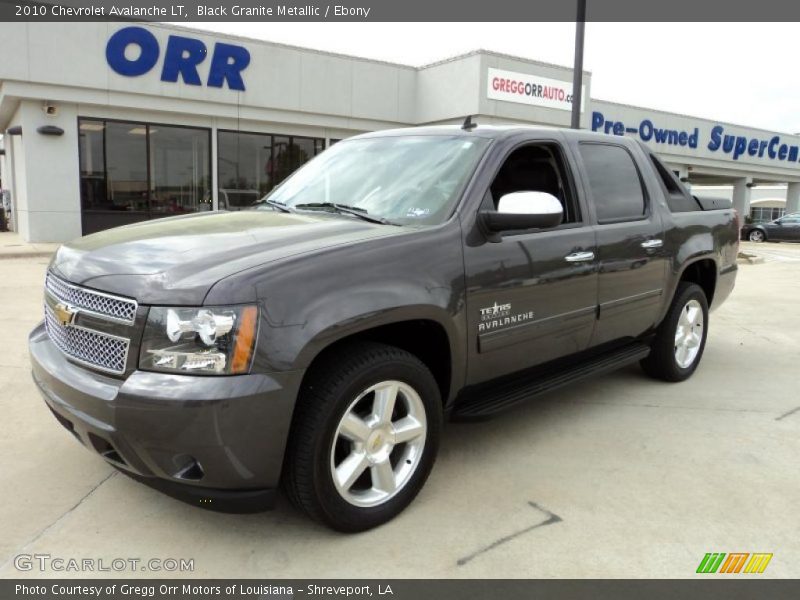 Black Granite Metallic / Ebony 2010 Chevrolet Avalanche LT