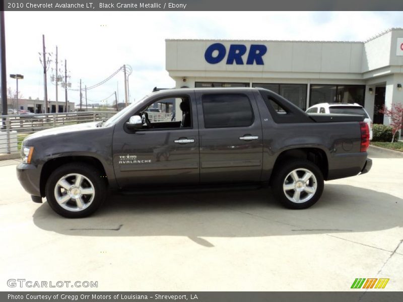 Black Granite Metallic / Ebony 2010 Chevrolet Avalanche LT