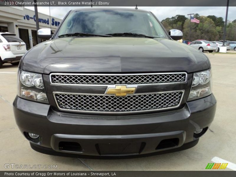 Black Granite Metallic / Ebony 2010 Chevrolet Avalanche LT