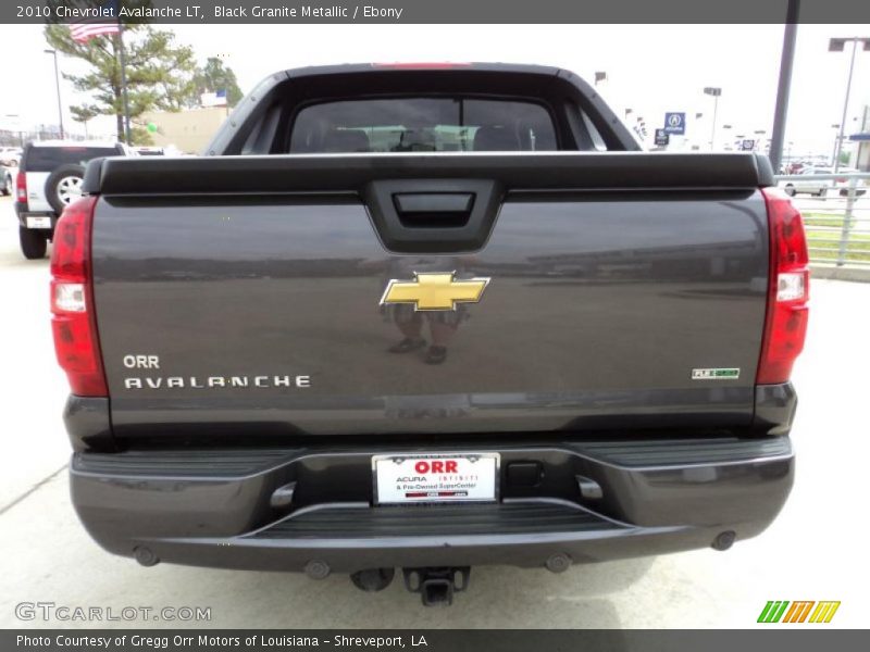 Black Granite Metallic / Ebony 2010 Chevrolet Avalanche LT