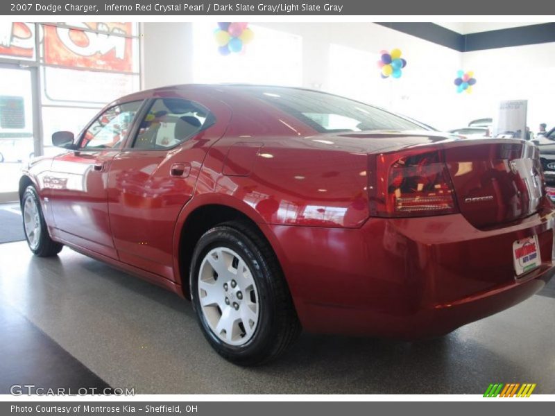 Inferno Red Crystal Pearl / Dark Slate Gray/Light Slate Gray 2007 Dodge Charger