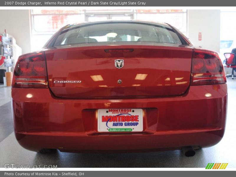 Inferno Red Crystal Pearl / Dark Slate Gray/Light Slate Gray 2007 Dodge Charger
