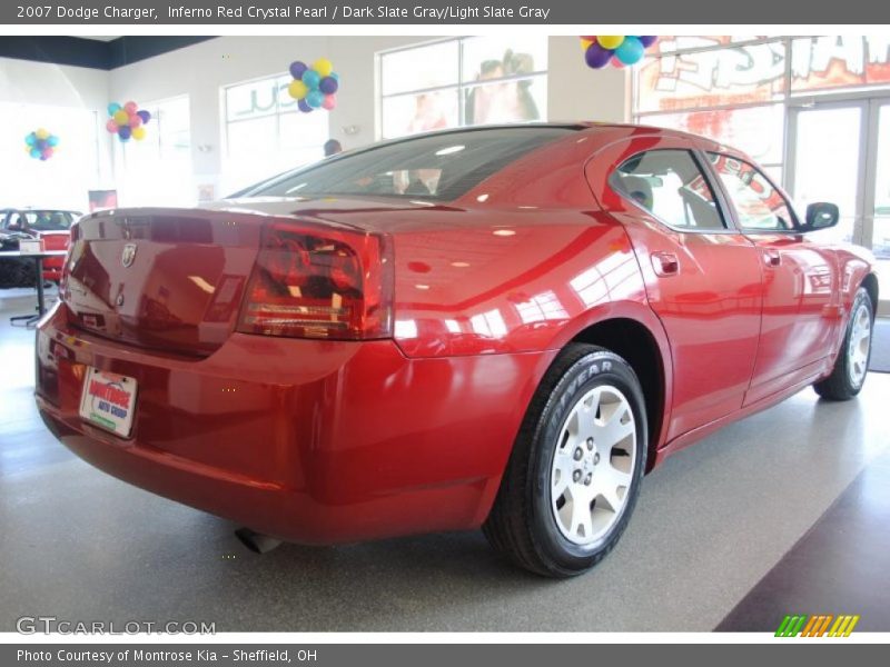 Inferno Red Crystal Pearl / Dark Slate Gray/Light Slate Gray 2007 Dodge Charger