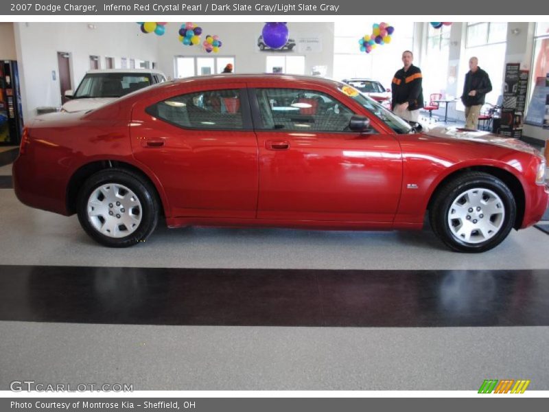 Inferno Red Crystal Pearl / Dark Slate Gray/Light Slate Gray 2007 Dodge Charger