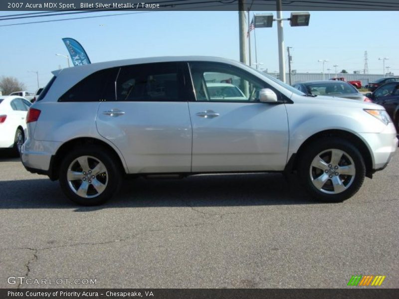 Billet Silver Metallic / Taupe 2007 Acura MDX Sport