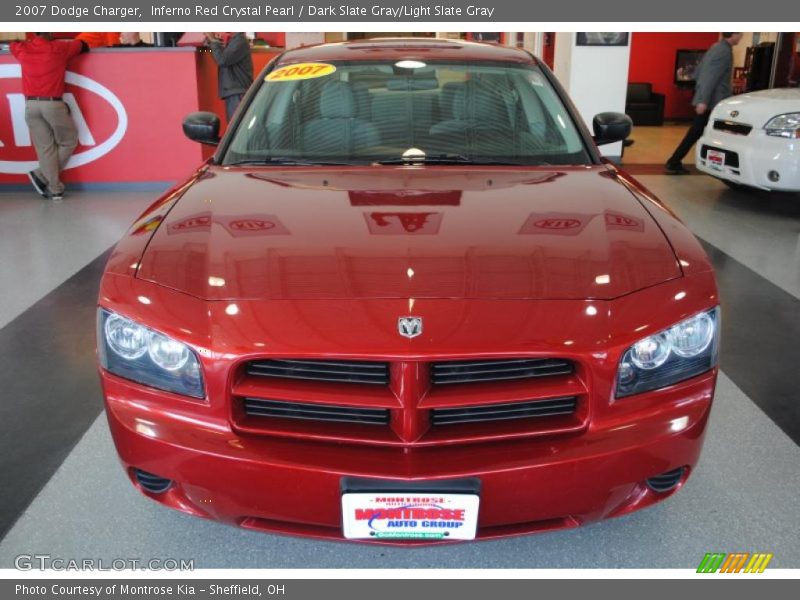 Inferno Red Crystal Pearl / Dark Slate Gray/Light Slate Gray 2007 Dodge Charger