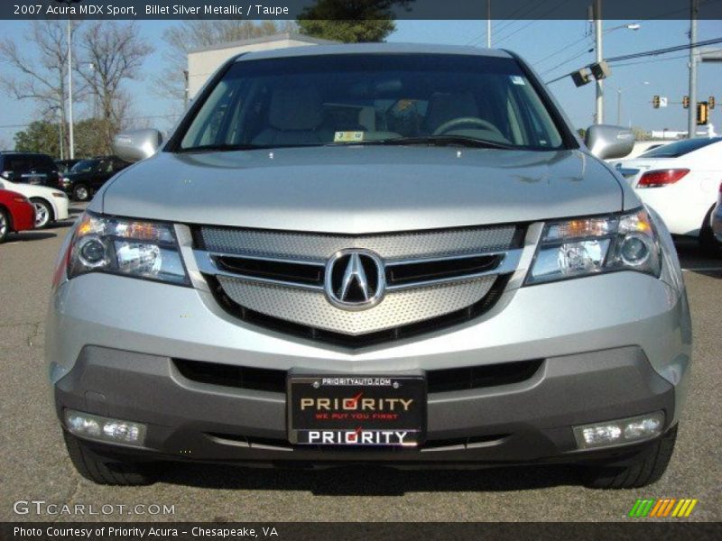 Billet Silver Metallic / Taupe 2007 Acura MDX Sport