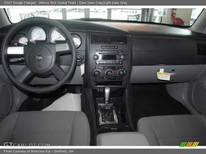 Inferno Red Crystal Pearl / Dark Slate Gray/Light Slate Gray 2007 Dodge Charger