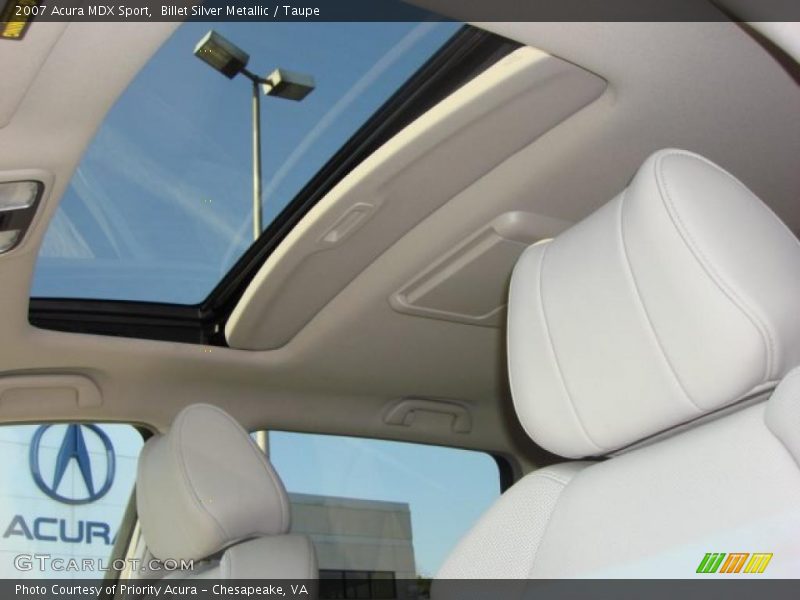 Billet Silver Metallic / Taupe 2007 Acura MDX Sport