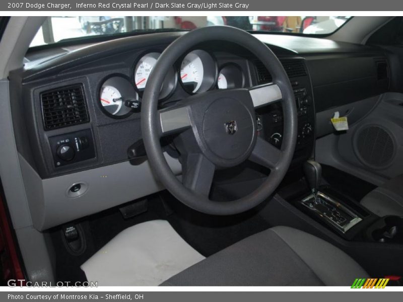 Inferno Red Crystal Pearl / Dark Slate Gray/Light Slate Gray 2007 Dodge Charger