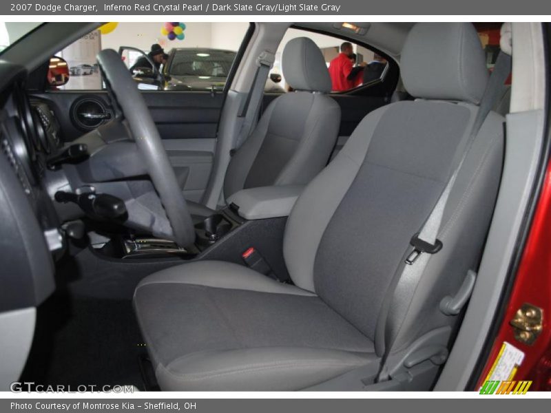 Inferno Red Crystal Pearl / Dark Slate Gray/Light Slate Gray 2007 Dodge Charger