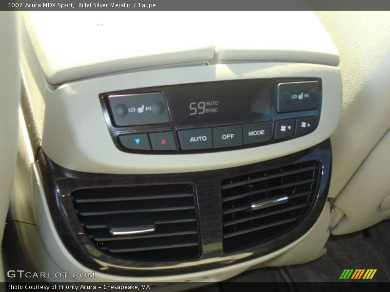 Billet Silver Metallic / Taupe 2007 Acura MDX Sport