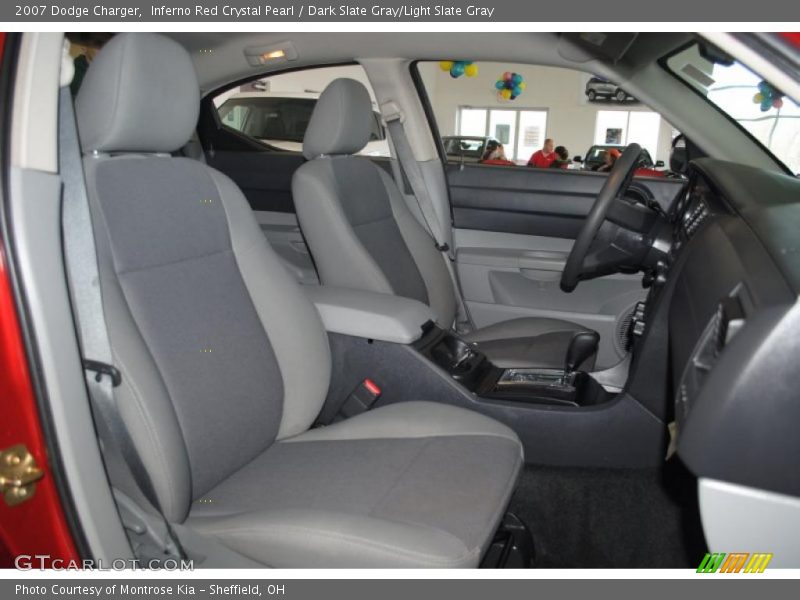 Inferno Red Crystal Pearl / Dark Slate Gray/Light Slate Gray 2007 Dodge Charger