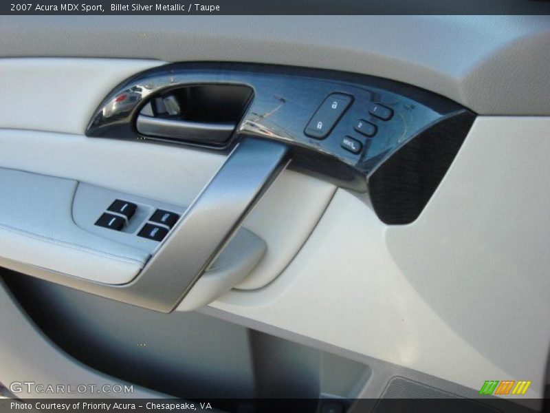 Billet Silver Metallic / Taupe 2007 Acura MDX Sport