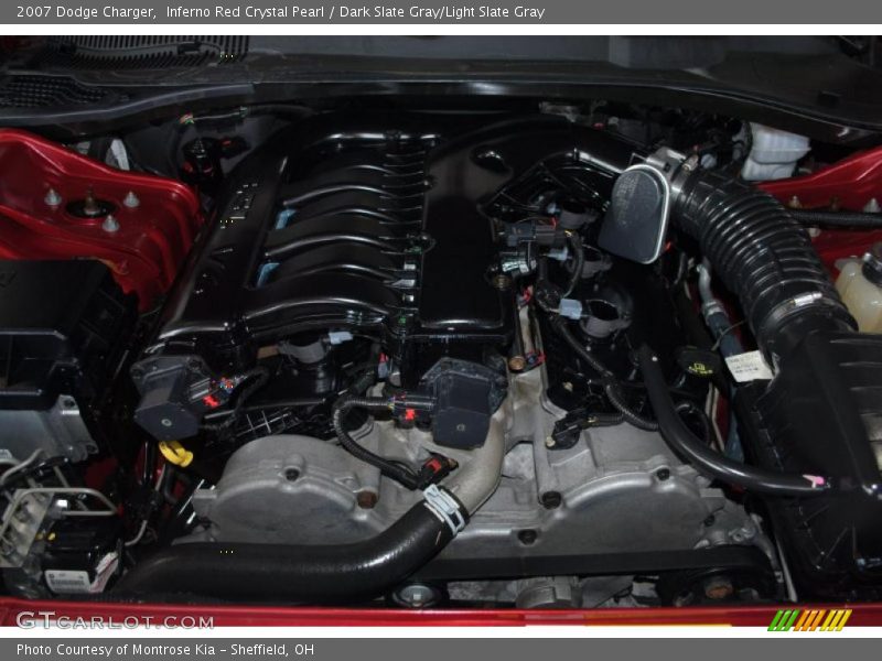 Inferno Red Crystal Pearl / Dark Slate Gray/Light Slate Gray 2007 Dodge Charger