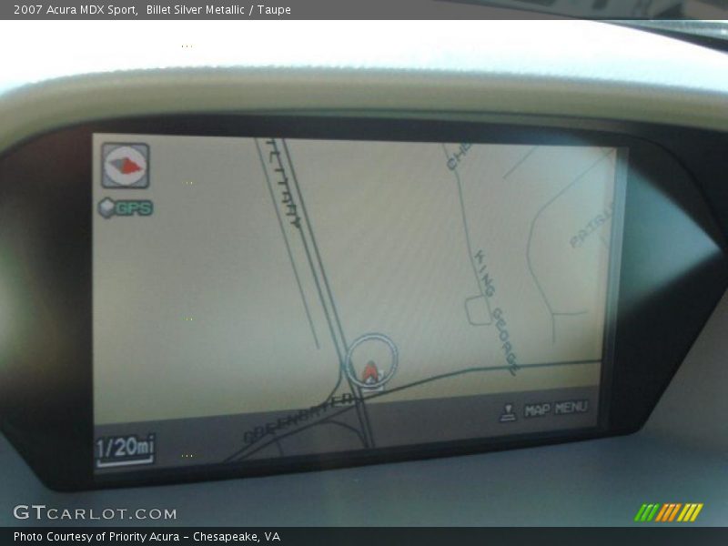Billet Silver Metallic / Taupe 2007 Acura MDX Sport