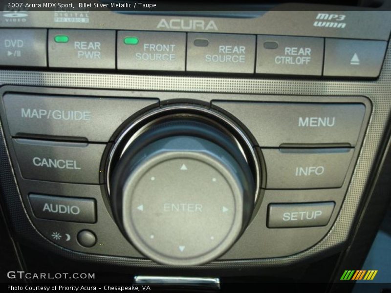 Billet Silver Metallic / Taupe 2007 Acura MDX Sport