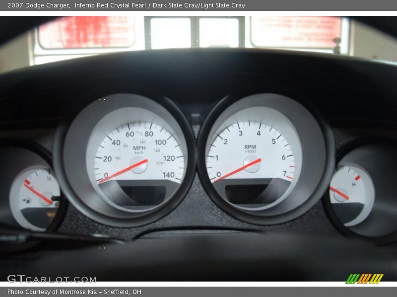 Inferno Red Crystal Pearl / Dark Slate Gray/Light Slate Gray 2007 Dodge Charger