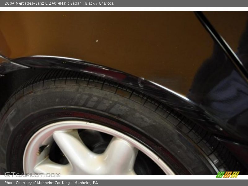 Black / Charcoal 2004 Mercedes-Benz C 240 4Matic Sedan