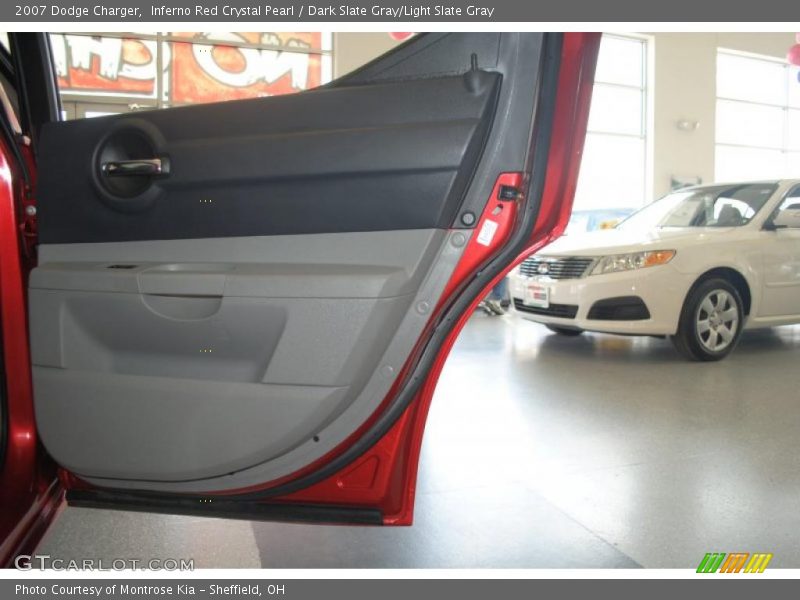 Inferno Red Crystal Pearl / Dark Slate Gray/Light Slate Gray 2007 Dodge Charger