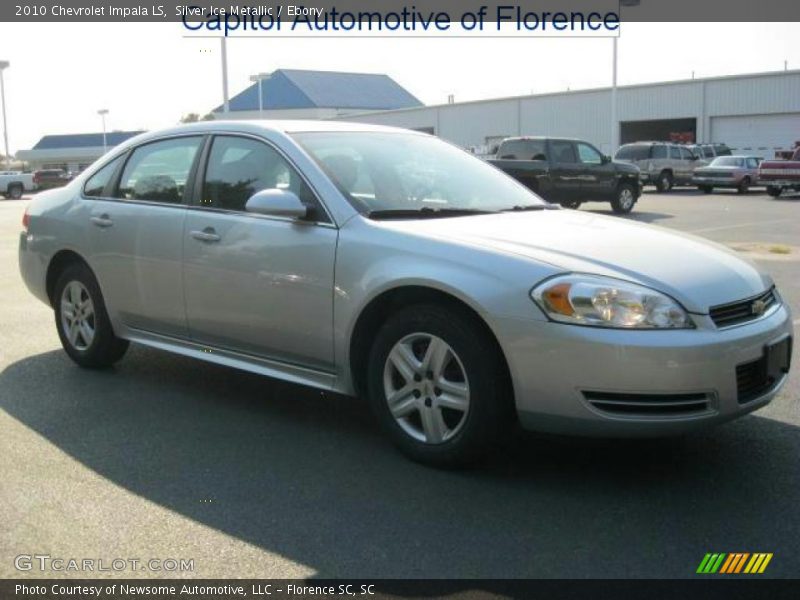 Silver Ice Metallic / Ebony 2010 Chevrolet Impala LS