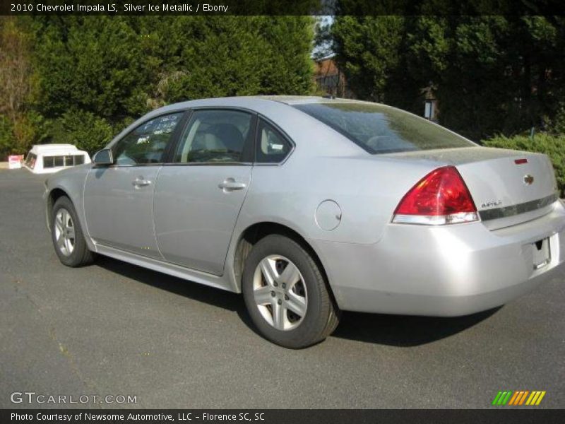 Silver Ice Metallic / Ebony 2010 Chevrolet Impala LS