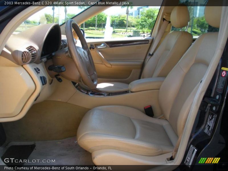  2003 C 320 4Matic Sport Sedan Java Interior