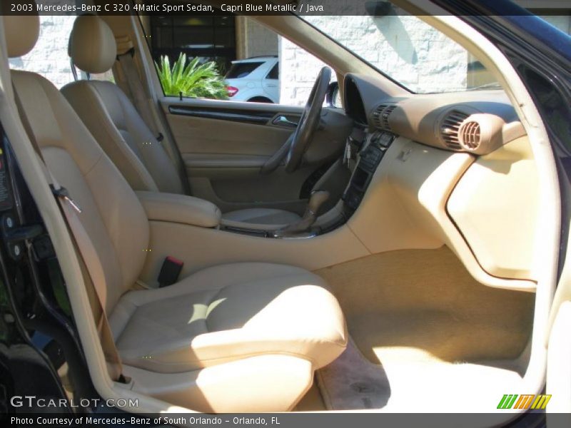 Capri Blue Metallic / Java 2003 Mercedes-Benz C 320 4Matic Sport Sedan