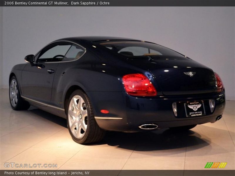 Dark Sapphire / Ochre 2006 Bentley Continental GT Mulliner