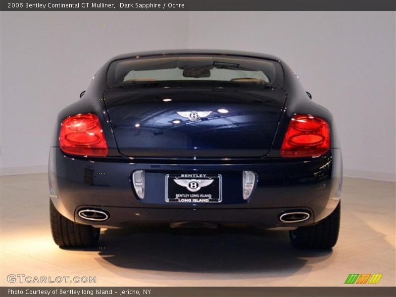 Dark Sapphire / Ochre 2006 Bentley Continental GT Mulliner