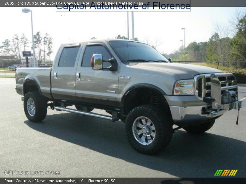 Arizona Beige Metallic / Tan 2005 Ford F350 Super Duty FX4 Crew Cab 4x4