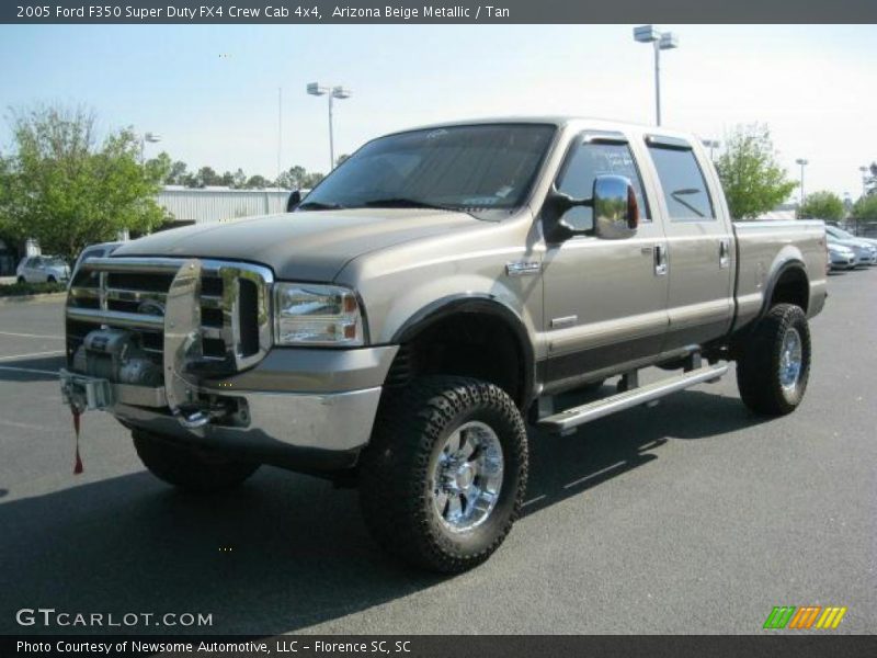 Arizona Beige Metallic / Tan 2005 Ford F350 Super Duty FX4 Crew Cab 4x4