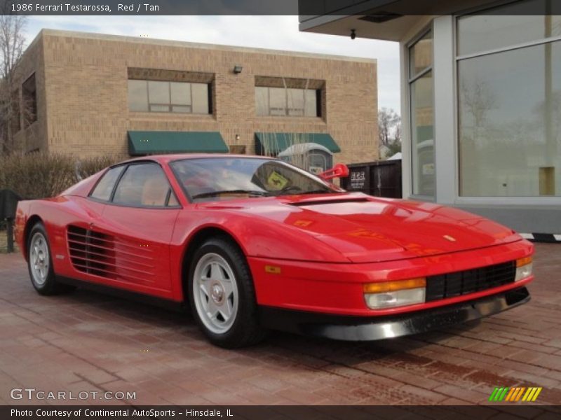 Front 3/4 View of 1986 Testarossa 