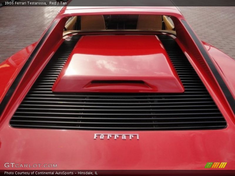 Red / Tan 1986 Ferrari Testarossa