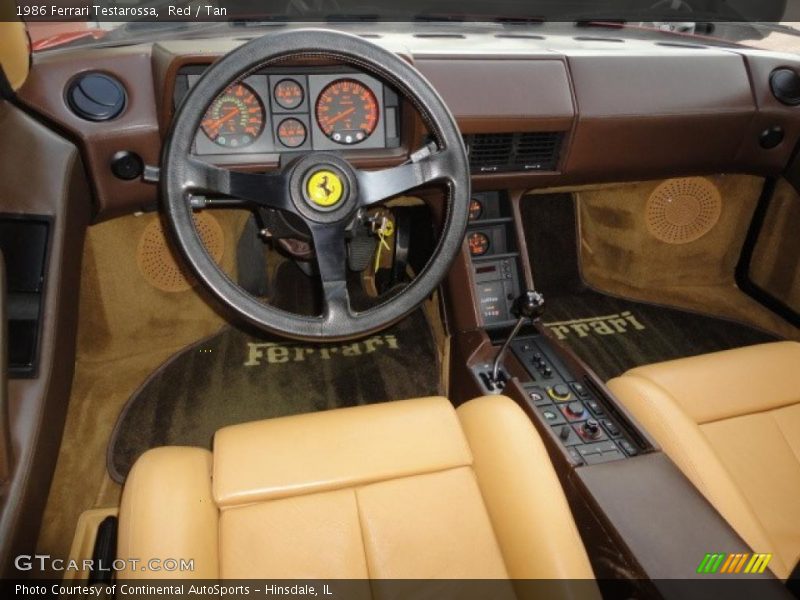 Dashboard of 1986 Testarossa 