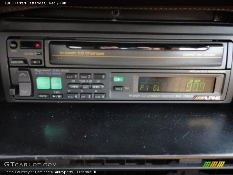 Red / Tan 1986 Ferrari Testarossa