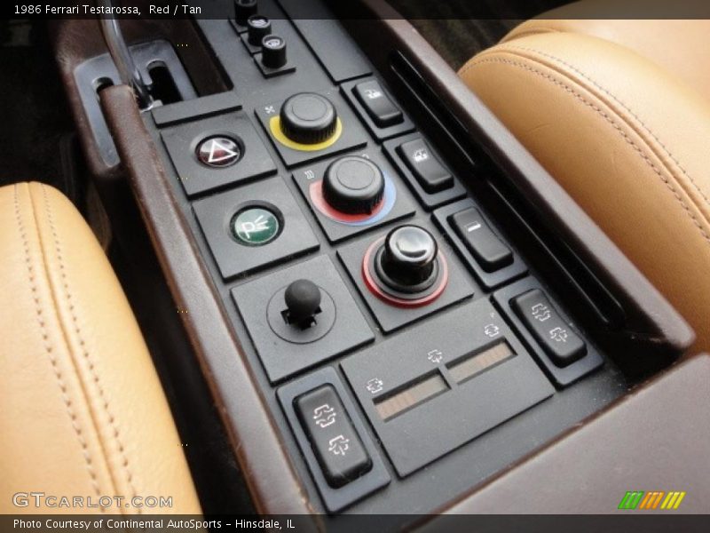 Controls of 1986 Testarossa 