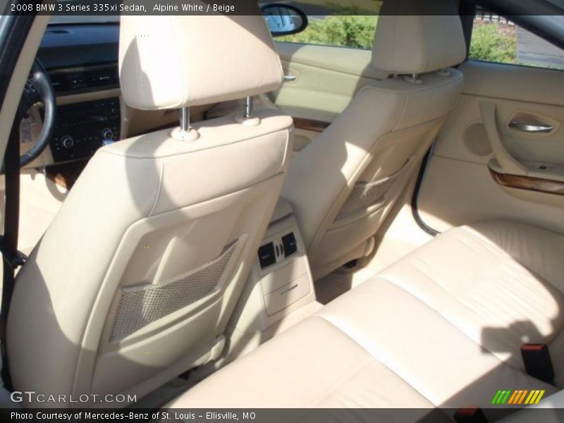 Alpine White / Beige 2008 BMW 3 Series 335xi Sedan