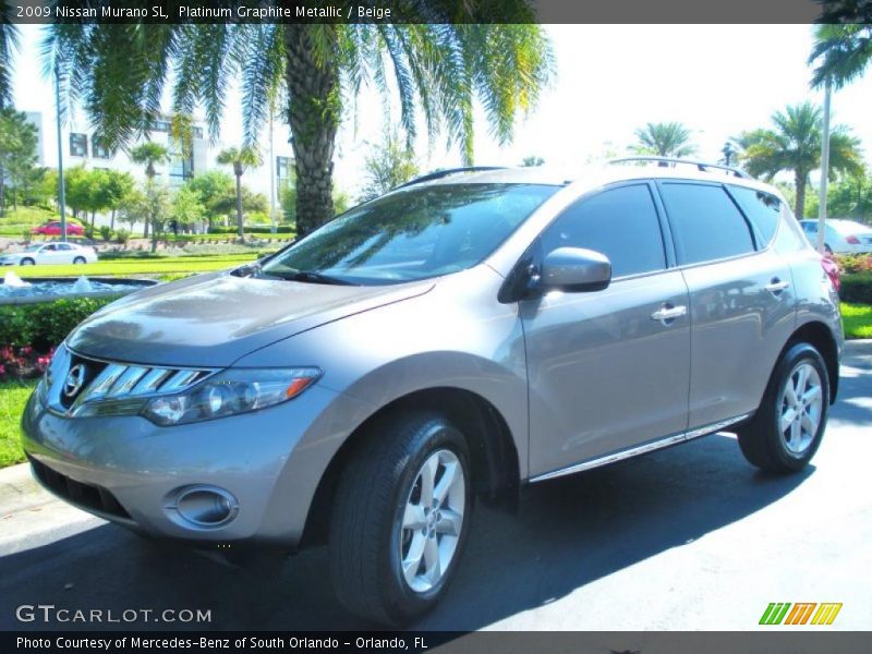 Front 3/4 View of 2009 Murano SL