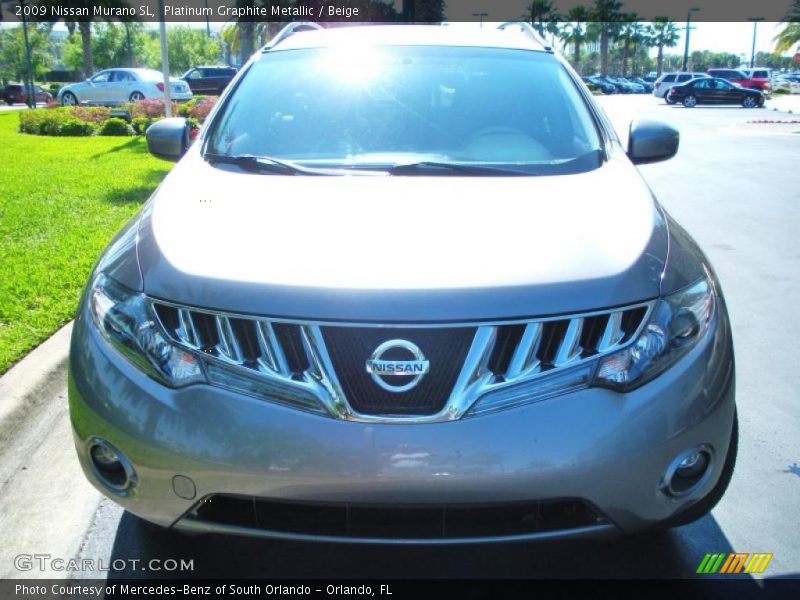 Platinum Graphite Metallic / Beige 2009 Nissan Murano SL