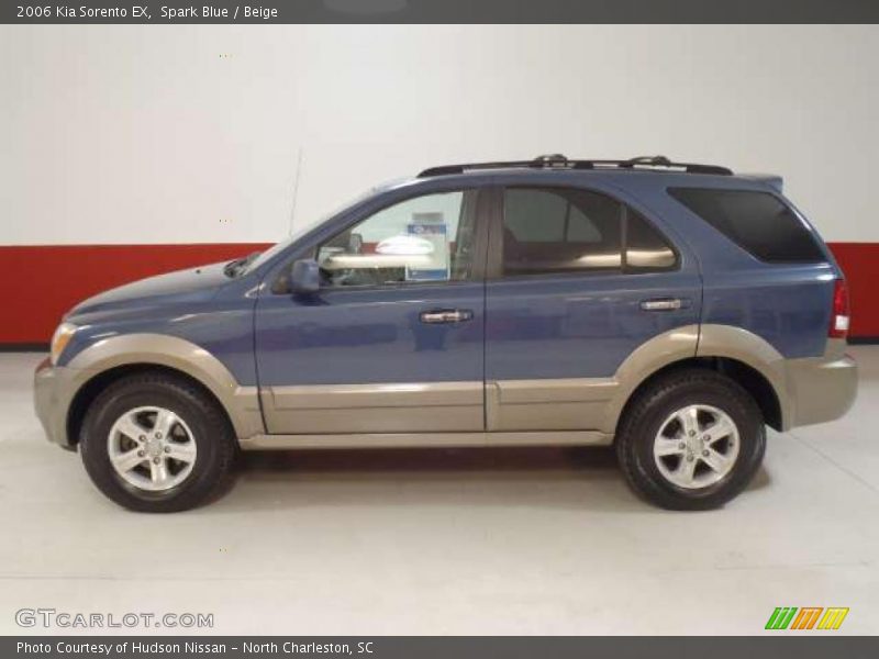 Spark Blue / Beige 2006 Kia Sorento EX