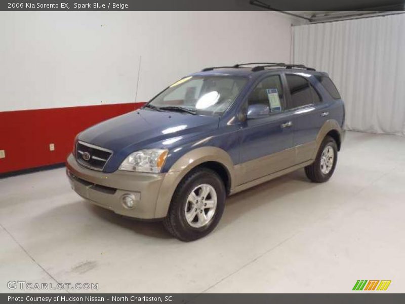 Spark Blue / Beige 2006 Kia Sorento EX