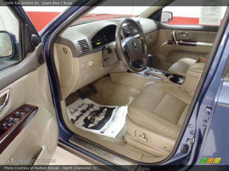 Spark Blue / Beige 2006 Kia Sorento EX