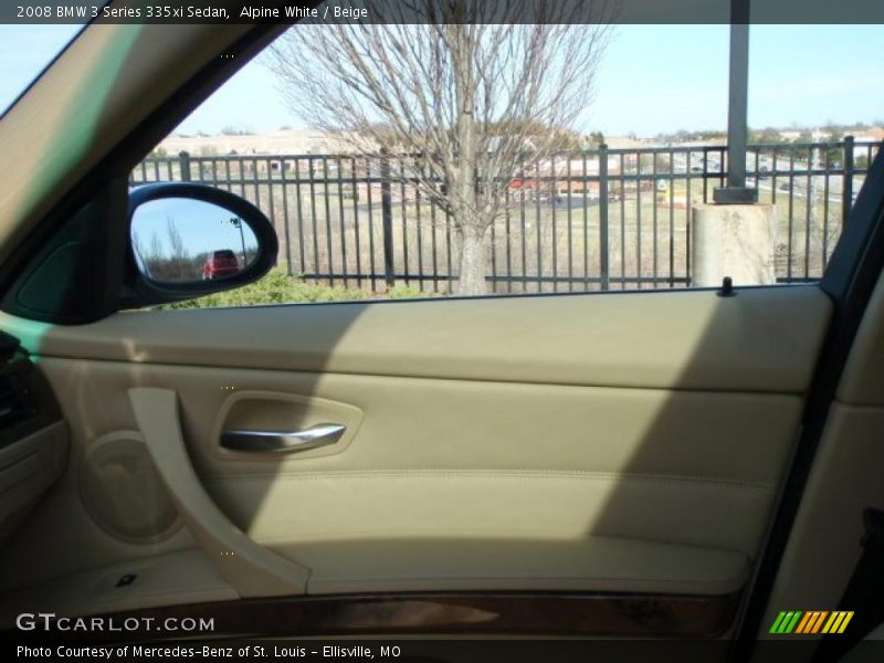 Alpine White / Beige 2008 BMW 3 Series 335xi Sedan