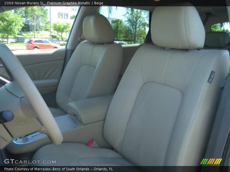 Platinum Graphite Metallic / Beige 2009 Nissan Murano SL