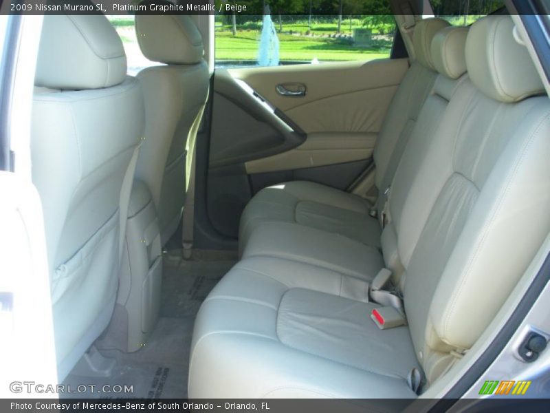 Platinum Graphite Metallic / Beige 2009 Nissan Murano SL